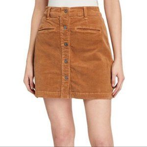7 FOR ALL MANKIND Brown Mini Skirt Size 29 NWT